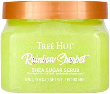 Tree Hut Aurora Nights Shea Sugar Scrub | Exfoliating Body Scrub Removes Dead, Dry Skin for a Soft & Hydrated Feel | Nourishing Essential Body Care | 18 fl oz. Tree Hut