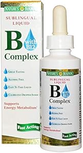 Nature's Bounty Vitamin B Complex Sublingual Liquid 2 oz (Pack of 5) Nature's Bounty