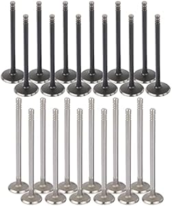 Intake & Exhaust Engine Valves Kit Replacement for 2009-2015 Chrysler Jeep Grand Cherokee Dodge Ram 5.7L HEMI 53022087AA 53022088AB Flynsu