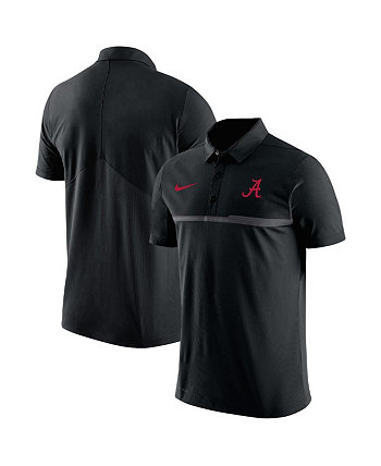 Мужская черная рубашка-поло Alabama Crimson Tide Coaches Performance Nike