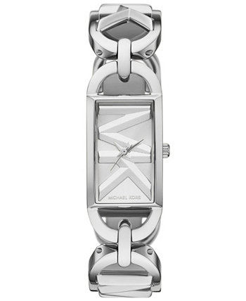 Женские кварцевые часы Empire с тремя стрелками, серебристые из нержавеющей стали, 20X30 мм Michael Kors