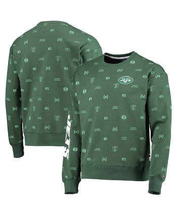 Мужская зеленая толстовка New York Jets Reid с графическим пуловером Tommy Hilfiger