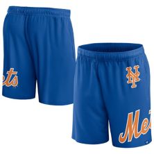 Мужские шорты из клинчерной сетки Fanatics Royal New York Mets Fanatics