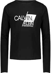 Calvin Klein Girls' Performance Long Sleeve Sport T-Shirt Calvin Klein