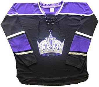 Kings (Black and White) Hockey Jerseys - We are Ready to Customize with Your Name and Number Tally