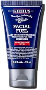 Kiehl's Facial Fuel Moisturizer with SPF 20 for Men, Energizing Face Moisturizer for Dull Skin, Non-Greasy Feel, Hydrating Lotion and Broad Spectrum Sunscreen, with Caffeine, Vitamin C & Vitamin E Kiehl's