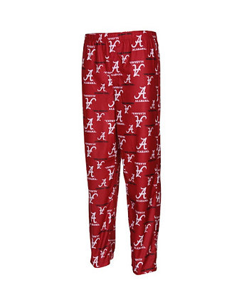 Алабама Crimson Tide Youth Boys Crimson Team Logo Фланелевые пижамные штаны Genuine Stuff