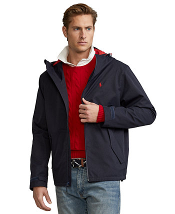 Water-repellent hooded discount jacket ralph lauren