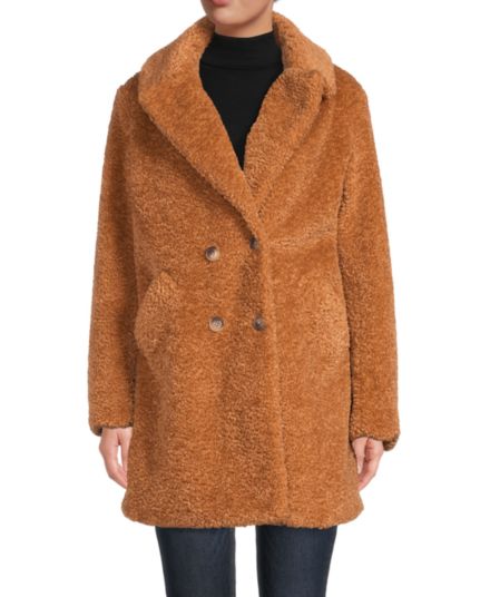 Плюшевое пальто из искусственного меха Wish