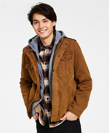 Мужская куртка Trucker с капюшоном и двумя карманами на подкладке из шерпы Levi's®