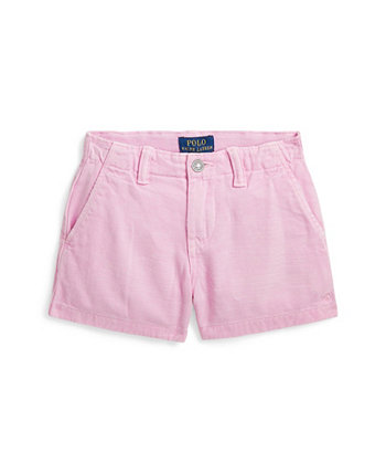 Хлопковые шорты чинос для малышей и маленьких девочек Polo Ralph Lauren