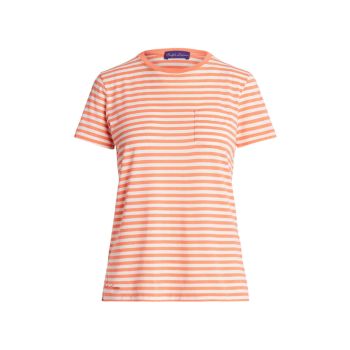 Striped Crewneck T-Shirt Ralph Lauren Collection