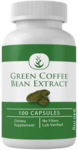 PURE ORIGINAL INGREDIENTS Green Coffee Bean Extract, (100 Capsules) Always Pure, No Additives Or Fillers, Lab Verified PURE ORIGINAL INGREDIENTS