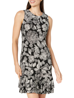 Платье прямого кроя из джерси с цветочным принтом Sketch Tommy Hilfiger