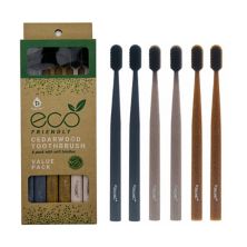 Pursonic Eco-friendly Cedarwood Toothbrushes (6 Pack) Pursonic