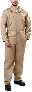 Kolossus Coveralls for Men Long Sleeve Cotton Blend Work Jumpsuit Kolossus