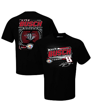 Мужская черная футболка Kyle Busch 2023 NASCAR Cup Series Schedule Richard Childress Racing Team Collection