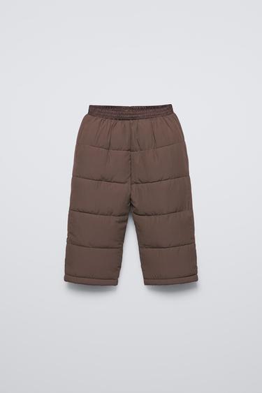 WATER REPELLENT QUILTED PANTS ZARA