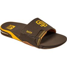 Men's REEF San Diego Padres Fanning Slide Sandals Unbranded