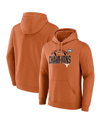 Мужской пуловер с капюшоном Texas Orange Texas Longhorns 2023 Big 12 Football Conference Champions Fanatics