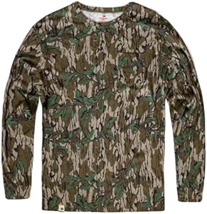 Мужская Повседневная рубашка Mossy Oak Camo Mossy Oak