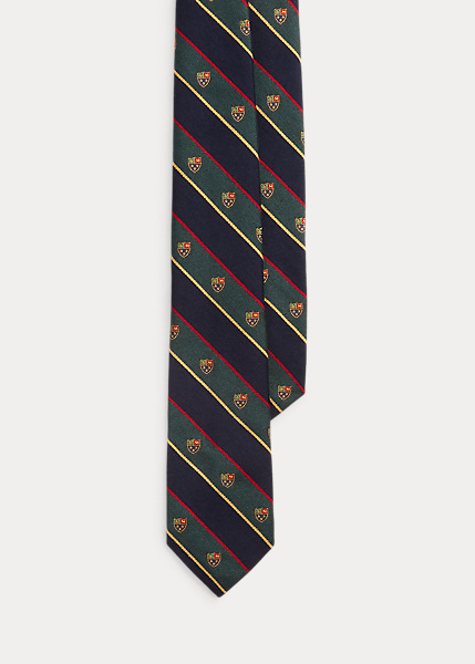 Striped Serge Club Tie Polo Ralph Lauren