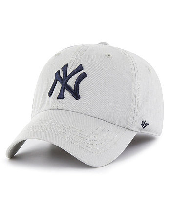 Мужская серая приталенная шляпа с логотипом франшизы New York Yankees '47 Brand