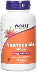 Niacinamide 500mg 100 Capsules (Капсулы) (Pack of 2) NOW Foods