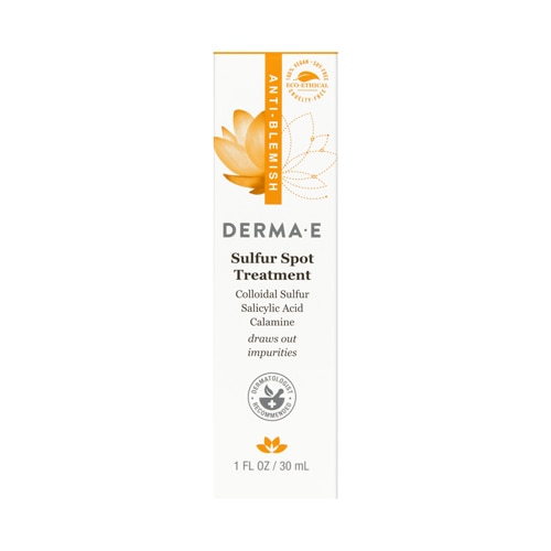 Derma E Sulphur Spot Treatment — 1 жидкая унция Derma E