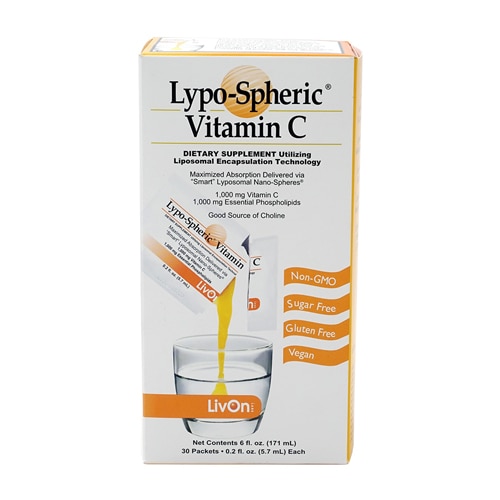 Lypo-Spheric™ Витамин С - 1000 мг - 30 пакетиков - LivOn Laboratories LivOn Laboratories