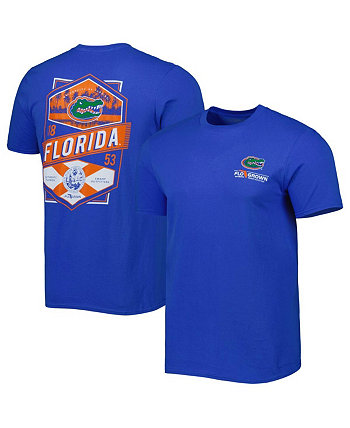 Мужская футболка Royal Florida Gators Double Diamond Crest FLoGrown