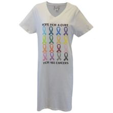 Женская рубашка для сна с v-образным вырезом для взрослых, посвященная раку MCCC Sportswear