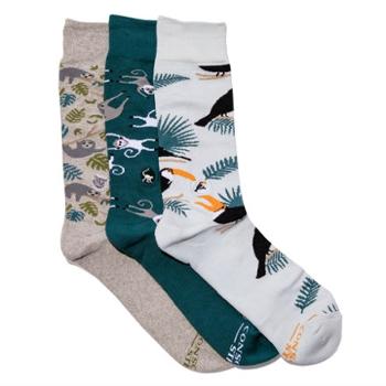 Protect Rainforests Socks Gift Box - 3 Pairs Conscious Step