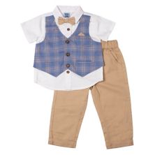 Комплект из рубашки, брюк и галстука-бабочки для маленьких мальчиков Little Lad