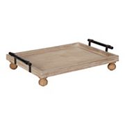 Bruillet Wooden Footed Tray Kate and Laurel Home