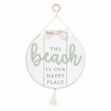 New View Gifts & Accessories Beach Round Plaque Wall Décor New View