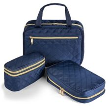 Ms. Jetsetter Travel Trio With Jewelry Case, Makeup Case, And Toiletry Bag  Travel Accessories Ms. Jetsetter