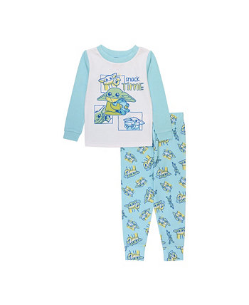 Мандалорский топ и пижама для маленьких мальчиков, комплект из 2 предметов Star Wars