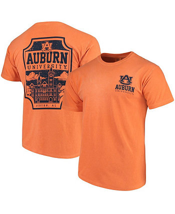 Men's Orange Auburn Tigers Comfort Colors Campus Icon T-shirt Image One