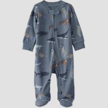 Baby Boy Little Planet by Carter's Organic Cotton Sea Creature Print Sleep & Play Pajamas Little Planet