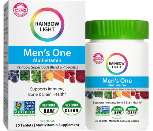 Мужской мультивитамин Men's One - 30 таблеток - Rainbow Light Rainbow Light