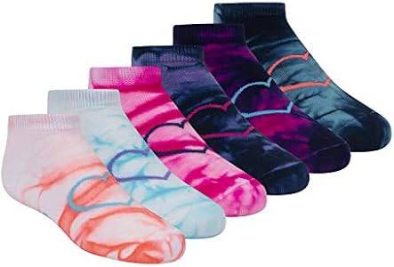 Skechers Girls' 6 Pack Low Cut Socks SKECHERS