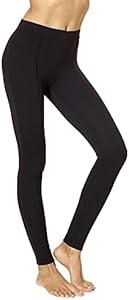 No nonsense Women's Ponte Knit Pintuck Legging, Black, XL No Nonsense