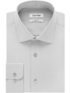 Классическая рубашка обычного кроя без железа в елочку Calvin Klein
