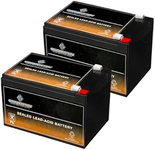 Аккумуляторы 12V 14Ah SLA, для UPS, электросамокатов, T2, 3.74 x 5.94 x 3.86 см, 2 шт Chrome Battery