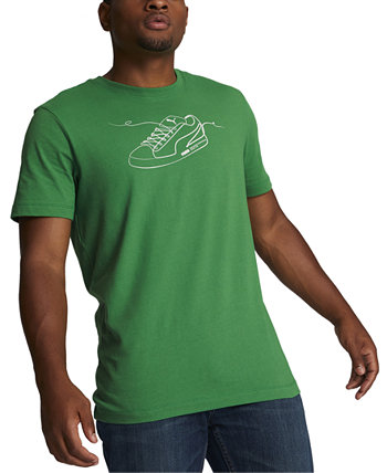 Мужская футболка обычного кроя с логотипом и графикой на шнуровке PUMA