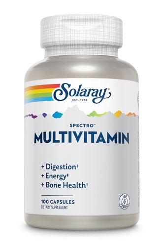 Solaray Spectro™ Multi-Vita-Min™ -- 100 капсул Solaray