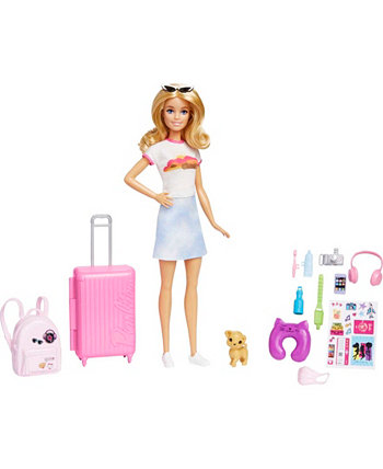 Кукла и аксессуары, дорожный набор с щенком Barbie