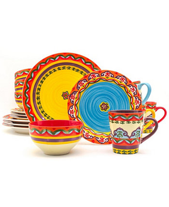 Набор столовой посуды Galicia из 16 предметов Euro Ceramica