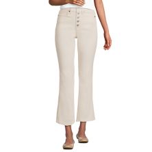 Женские Бриджи и капри Lands' End High-Rise Flare Crop Jeans Lands' End